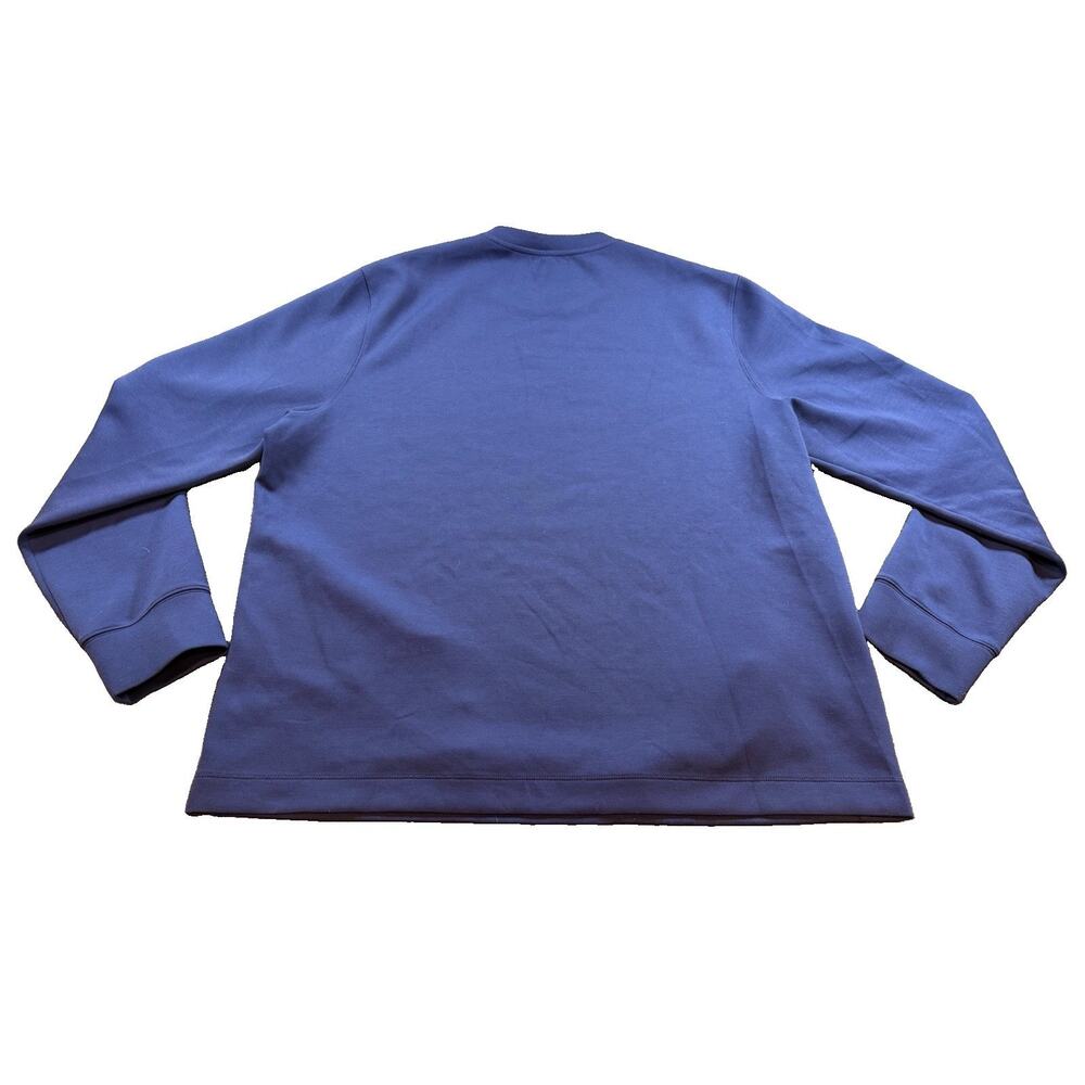 Away Travel Men’s XL Navy Blue Crewneck Pullover Sweatshirt Stretch Pockets - Picture 11 of 12